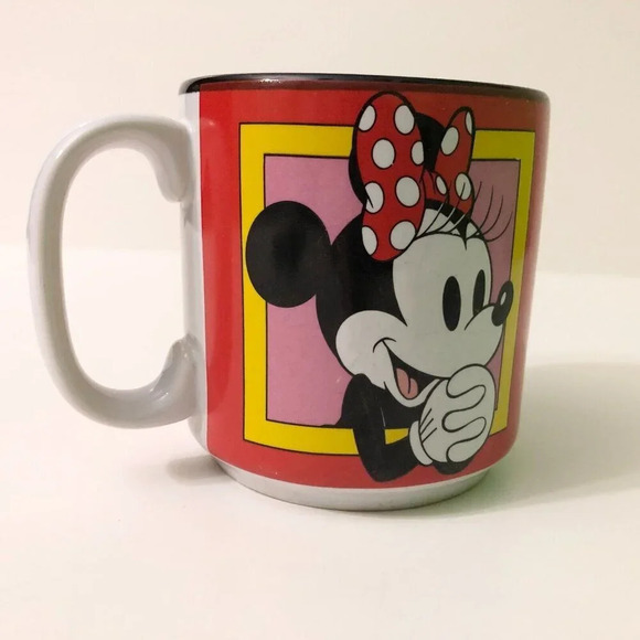 Vintage Minnie Mouse Faces Ceramic Mug Disney - Picture 11 of 14